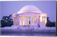 Jefferson Memorial at dusk, Washington, D.C., USA Fine Art Print