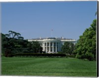 Lawn at the White House, Washington, D.C., USA Fine Art Print