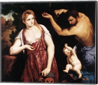 Venus, Mars and Cupid Fine Art Print