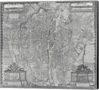 1652 Plan de Gomboust Fine Art Print