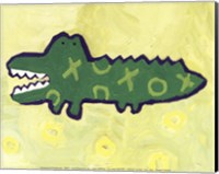 Croc -mini Fine Art Print