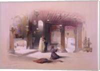 Shrine of the Nativity Bethlehem April 6th 1839 Fine Art Print