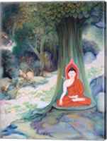 Paintings of Life of Gautama Buddha Fine Art Print