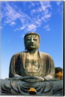 Low angle view of a statue of Buddha, Daibutsu Tokyo, Japan Fine Art Print
