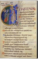 Initial C from 105th Psalm In Albani Psalter Fine Art Print