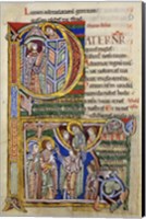 Our Father, initial P In Albani Psalter Fine Art Print