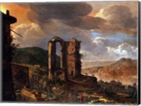 Landscape with Roman Ruin Fine Art Print