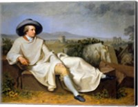 Goethe in the Roman Campagna Fine Art Print