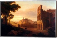 Rome, the Colosseum and the Roman Forum Fine Art Print