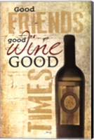 Good Wine Fine Art Print