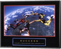 Success - Skydivers Fine Art Print