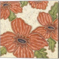 Persimmon Flora II Fine Art Print