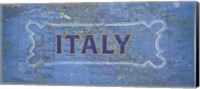 Vintage Sign - Italy Fine Art Print