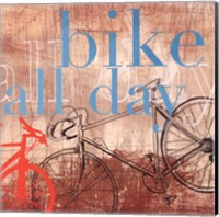 Bike all Day - Mini Fine Art Print