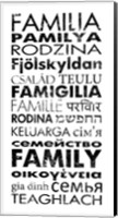 Family Languages Fine Art Print