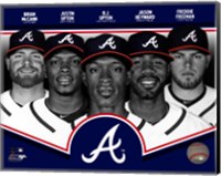 Atlanta Braves 2013 Team Composite Fine Art Print
