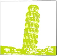 Pisa in Lime Fine Art Print