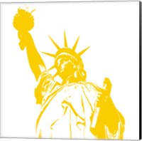 Yellow Liberty Fine Art Print
