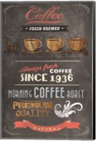 Coffee Menu II Fine Art Print