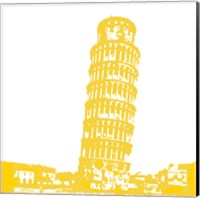 Pisa in Yellow Fine Art Print