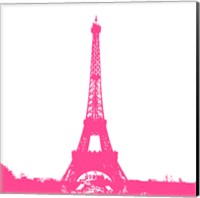 Pink Eiffel Tower Fine Art Print