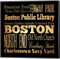 Boston - Square Fine Art Print