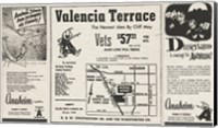1950 Andy Anaheim Newspaper Ads Fine Art Print