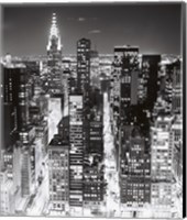 Night Skyline NYC Fine Art Print