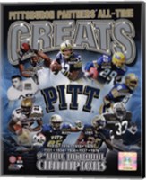 University of Pittsburgh Panthers All Time Greats Fine Art Print