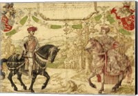 Johan IV van Nassau and His Wife Maria van Loon-Heinsberg Fine Art Print