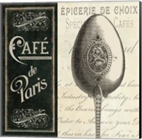 French Menu I Fine Art Print