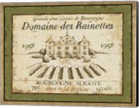 French Wine Label III Fine Art Print