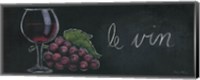 Chalkboard Menu IV - Vin Fine Art Print