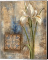Iris and Tile Fine Art Print