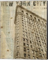 Vintage NY Flat Iron Fine Art Print