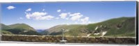 Coin operated binoculars on an observation point, Rocky Mountain National Park, Colorado, USA Fine Art Print