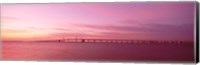 Dawn, Chesapeake Bay Bridge, Maryland, USA Fine Art Print