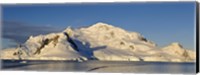 Snowcapped mountain, Andvord Bay, Antarctic Peninsula Fine Art Print
