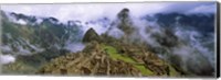 High Angle View of Machu Picchu, Peru Fine Art Print