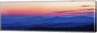 Blue & Pink Sunset at Clingmans Dome,Tennessee Fine Art Print