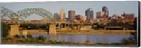 Bridge over a river, Kansas city, Missouri, USA Fine Art Print