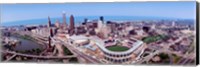 Aerial View Of Jacobs Field, Cleveland, Ohio, USA Fine Art Print