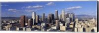 Daylight Skyline, Los Angeles, California, USA Fine Art Print