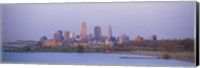 Skyline from the Water, Cleveland, Ohio Fine Art Print
