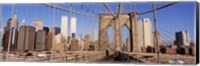 Brooklyn Bridge Manhattan New York NY USA Fine Art Print