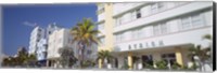 Art Deco Hotels, Ocean Drive, Florida, USA Fine Art Print