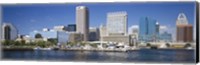 Buildings at the waterfront, Baltimore, Maryland, USA Fine Art Print