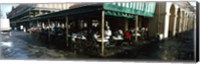 Tourists at a coffee shop, Cafe Du Monde, Decatur Street, French Quarter, New Orleans, Louisiana, USA Fine Art Print