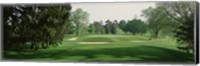 Sand trap at a golf course, Baltimore Country Club, Maryland, USA Fine Art Print