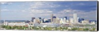USA, Colorado, Denver, Invesco Stadium, High angle view of the city Fine Art Print